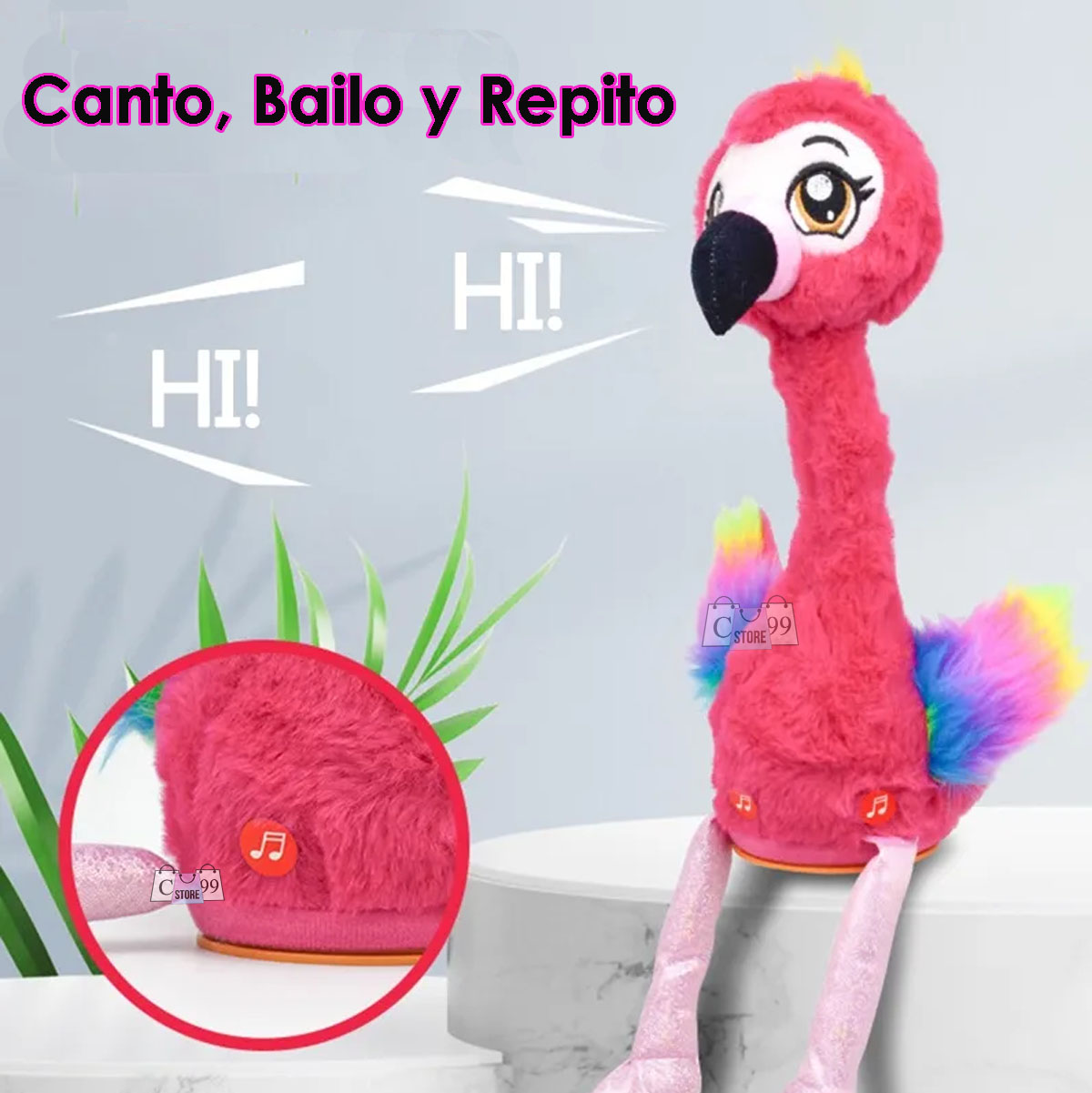 Miniatura 3 de Flamenco Bailarín Con Luces y Sonidos